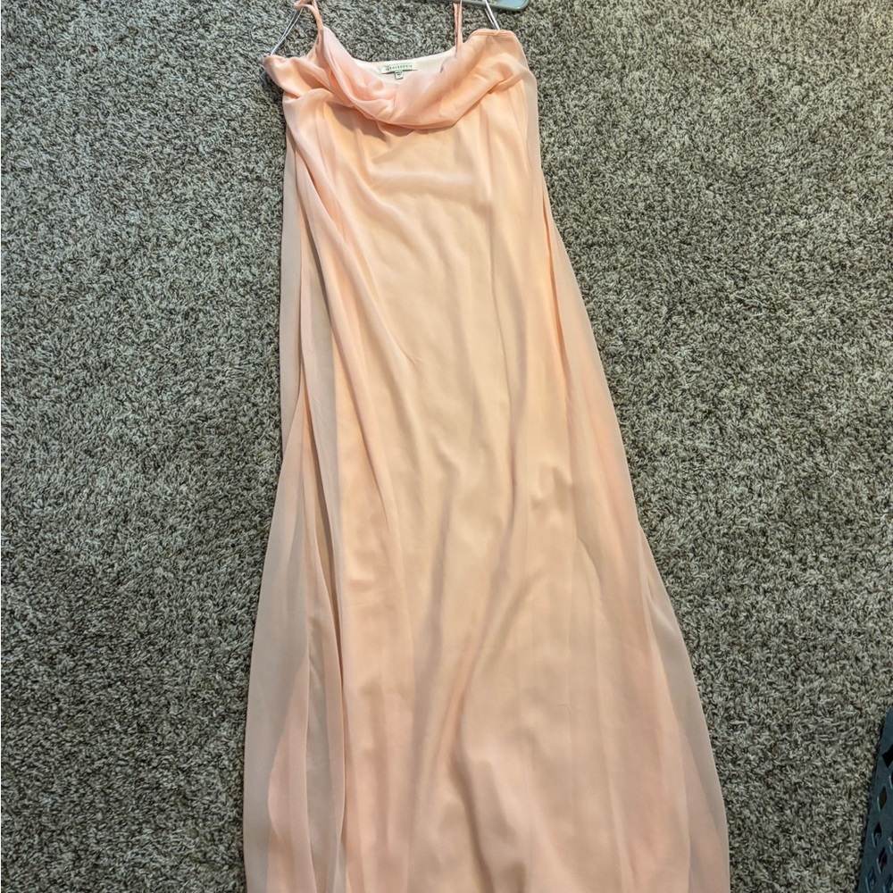 Nordstrom Light Peach Maxi Dress